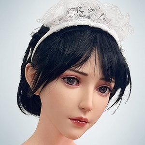 人造人（RZRDOLL） 162cm Bカップ #9 NO.15 高級シリコンドール ヘッド 东方溪雨(Dongfangxiyu)(口開閉機能選択不可)