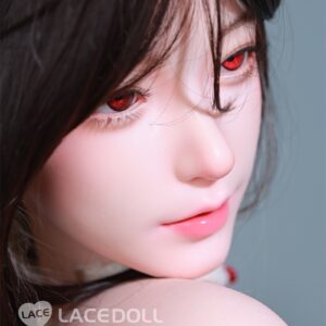 LACE DOLL 168cm Dカップ ヘッド夏沫（xiamo）メイク② 高級シリコン製 色気たっぷりラブドール 赤瞳美人