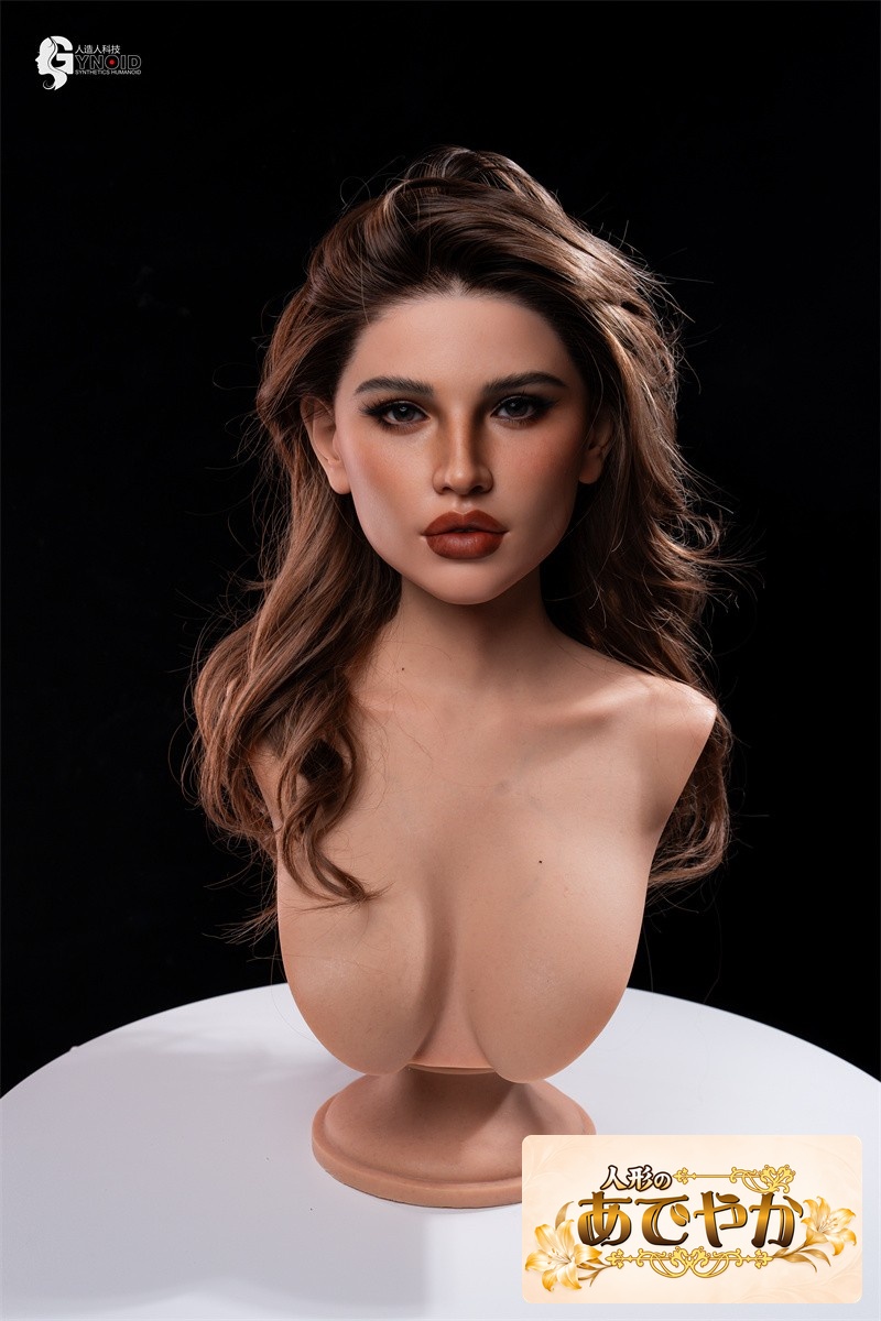人造人（RZRDOLL） 164cm Eカップ 艾莎（Aisha/Elsa） AP03 NO.21 オレンジチェックジャケット×白タンクトップ 高級シリコンドール 商品詳細 画像3