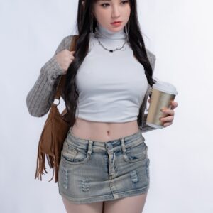 人造人（RZRDOLL） 156cm Dカップ 怜儿（Lianer） NO.24 クロップドニットスタイル 高級シリコンドール