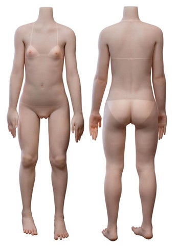 J cute 144cm Aカップ AGD38ヘッド 日焼け跡 日焼け跡ありータイプ②
