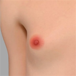 J cute 144cm Aカップ AGD38ヘッド 乳輪サイズ 22mm