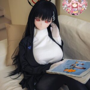 羊角社doll(Croissant Doll) アニメドール 155cm-MAX (155M) 莉音ヘッド 手描くメイク ビニールヘッド+S-TPE製ボディ 調月リオ風のクールなお姉さん系 コスプレダッチワイフ