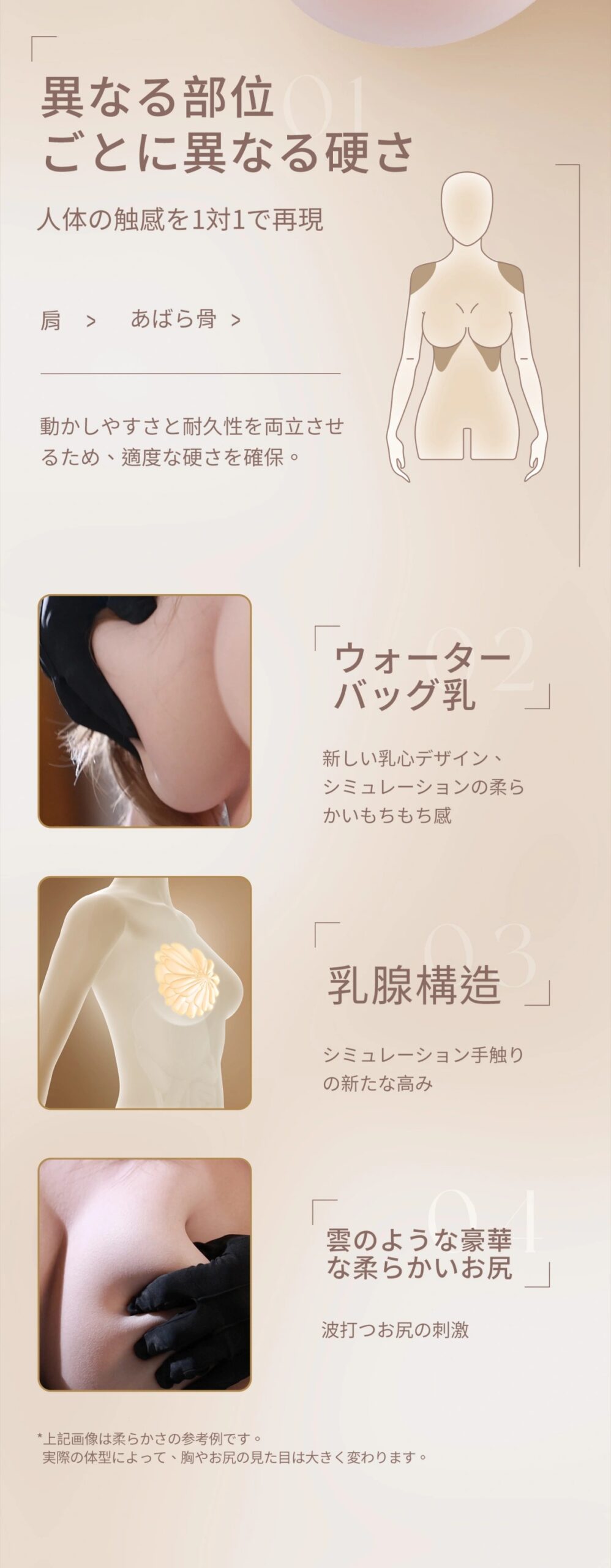 TOPSINO 149cm Fカップ T50ヘッド 商品詳細 画像12