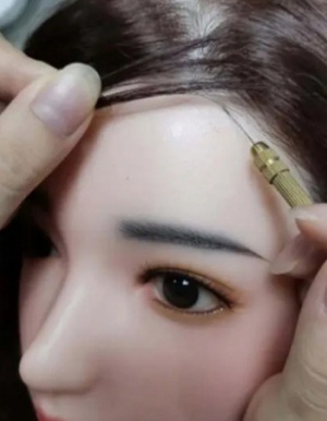 MD DOLL 85cm Kカップ トルソー M73ヘッド ウィッグ 人間の髪の毛の植毛(硬めシリコンヘッド限定、髪型や髪色の参考写真をお願い)