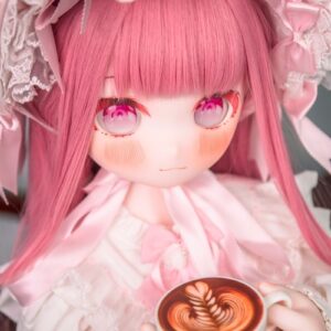 JSL DOLL 120cm 明理(mingli) PVC製ヘッド tpe/s-tpeボディ選択可能 アニメラブドール｜ピンクドレスを着たお嬢様風美少女ダッチワイフ