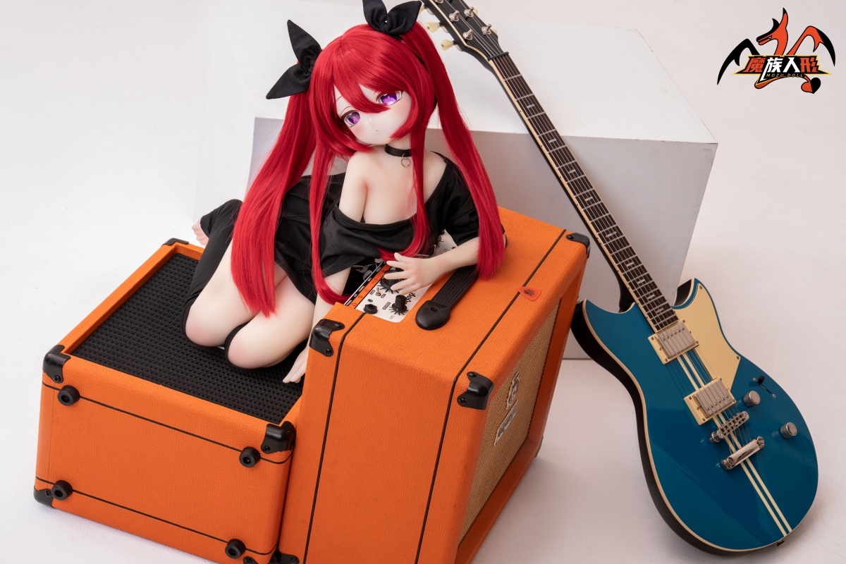 MOZU DOLL【 A級】アニメドール 1/2ドール（二分） 绯绯（faye) ギターや音楽をテーマにしたアニメドール 二次元キャラクター風のフィギュア 宣伝画像と同じ制服も付属 商品詳細