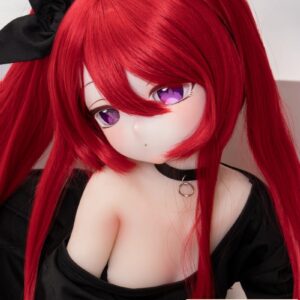 MOZU DOLL【 A級】アニメドール 1/2ドール（二分） 绯绯（faye) ギターや音楽をテーマにしたアニメドール 二次元キャラクター風のフィギュア 宣伝画像と同じ制服も付属