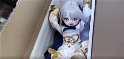 MOZU DOLL【 A級】アニメドール 1/2ドール（二分） 绯绯（faye) ギターや音楽をテーマにしたアニメドール 二次元キャラクター風のフィギュア 宣伝画像と同じ制服も付属 梱包 標準のダンボール