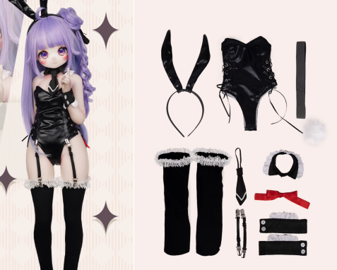 MOZU DOLL【 A級】アニメドール 1/2ドール（二分） 绯绯（faye) ギターや音楽をテーマにしたアニメドール 二次元キャラクター風のフィギュア 宣伝画像と同じ制服も付属 衣装の追加 #1
