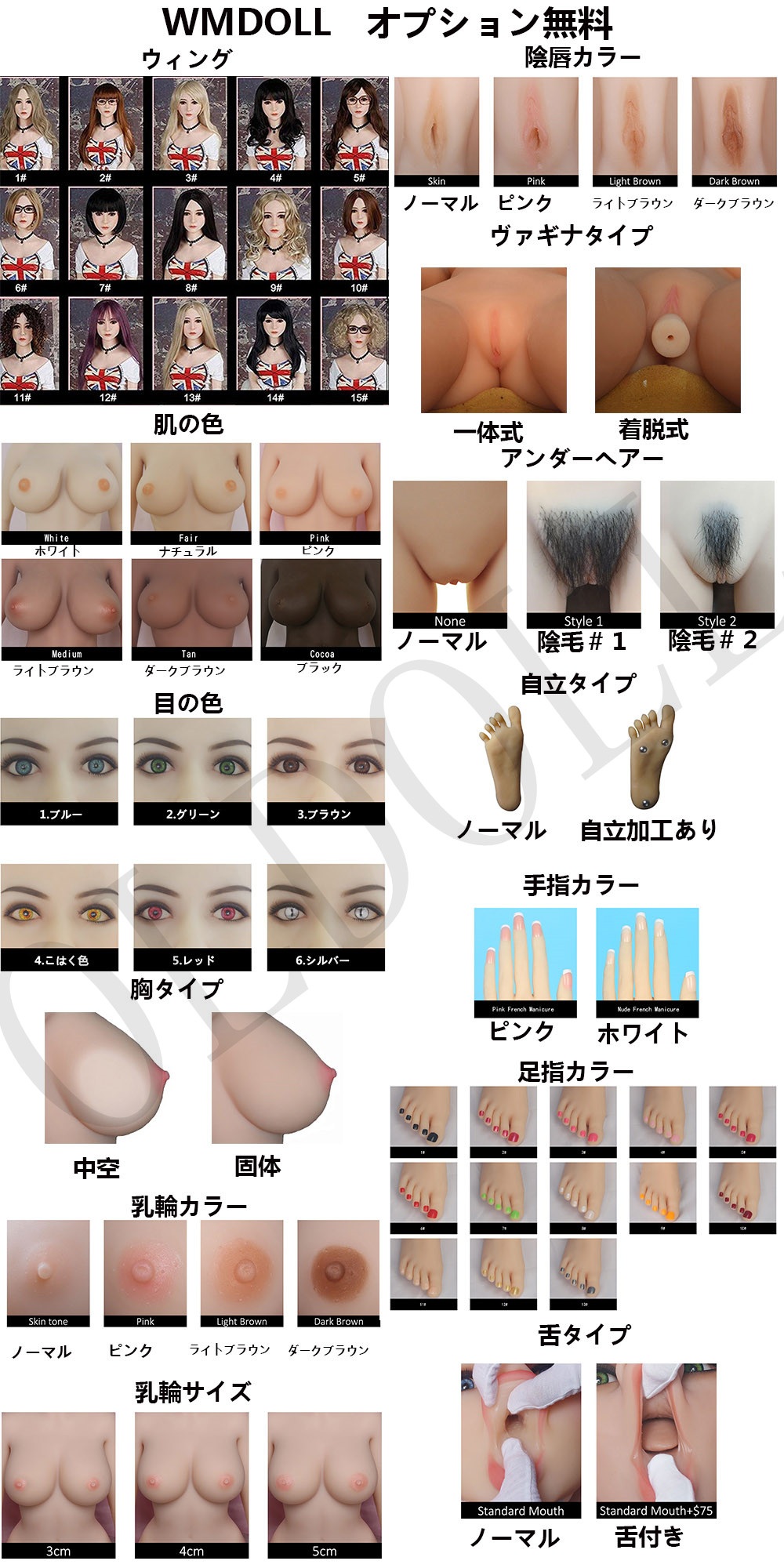 wmdoll TPE製分体式ホール オナホール 商品詳細