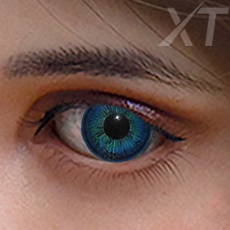 XTDOLL ヘッド単品 シリコン製頭 等身大リアルラブドール M16ボルト 目の色 ダークブルー（dark-blue）