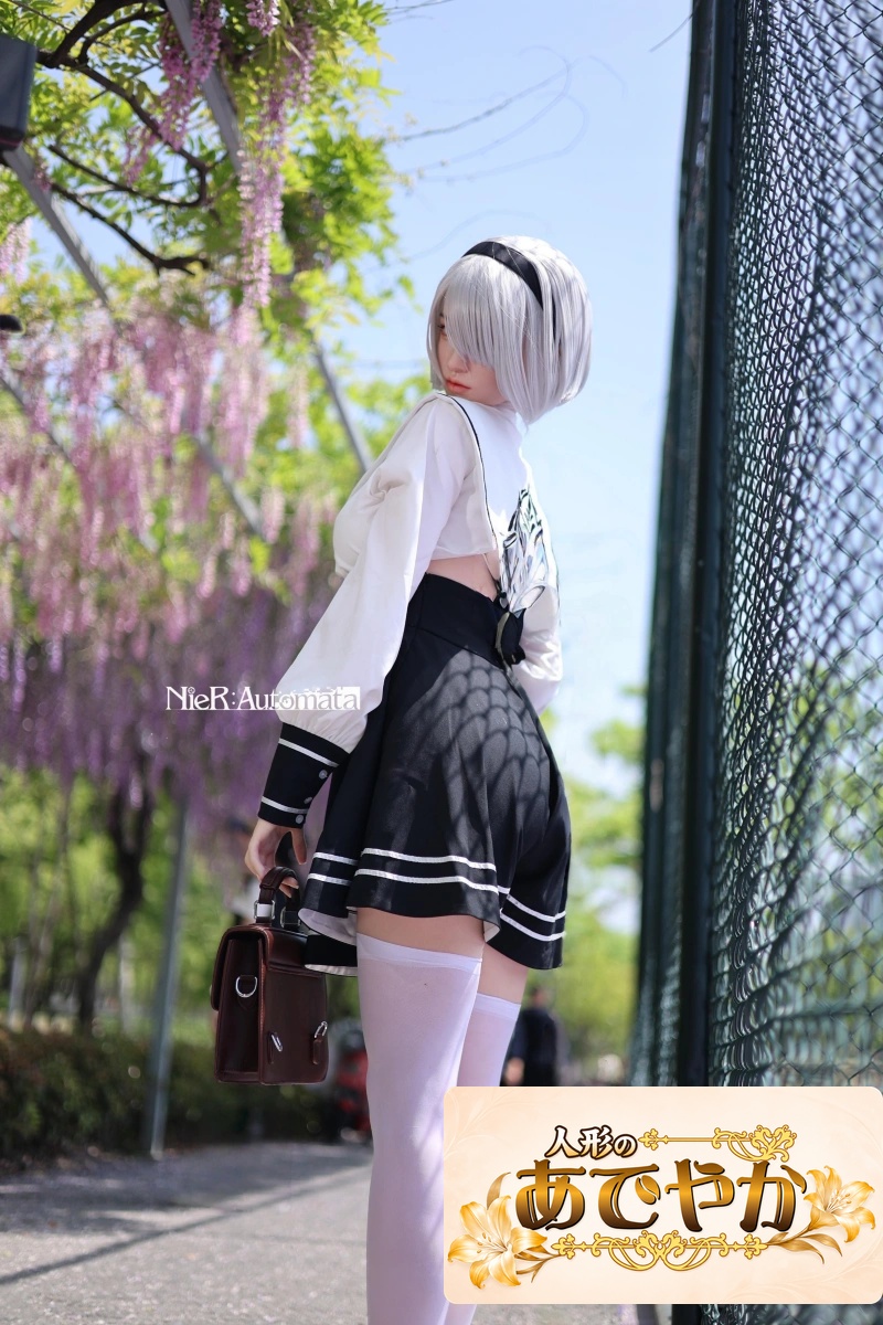 TYPEグラビア 超擬真の肌テクスチャ【アートワークカスタム版】TOPSINO T167cm Eカップ+ T38米木(mimu)2B風コスチュームコスプレリアルドール 高級等身大セクシードール - 画像 (11)