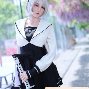 TYPEグラビア 超擬真の肌テクスチャ【アートワークカスタム版】TOPSINO T167cm Eカップ+ T38米木（mimu）2B風コスチュームコスプレリアルドール 高級等身大セクシードール