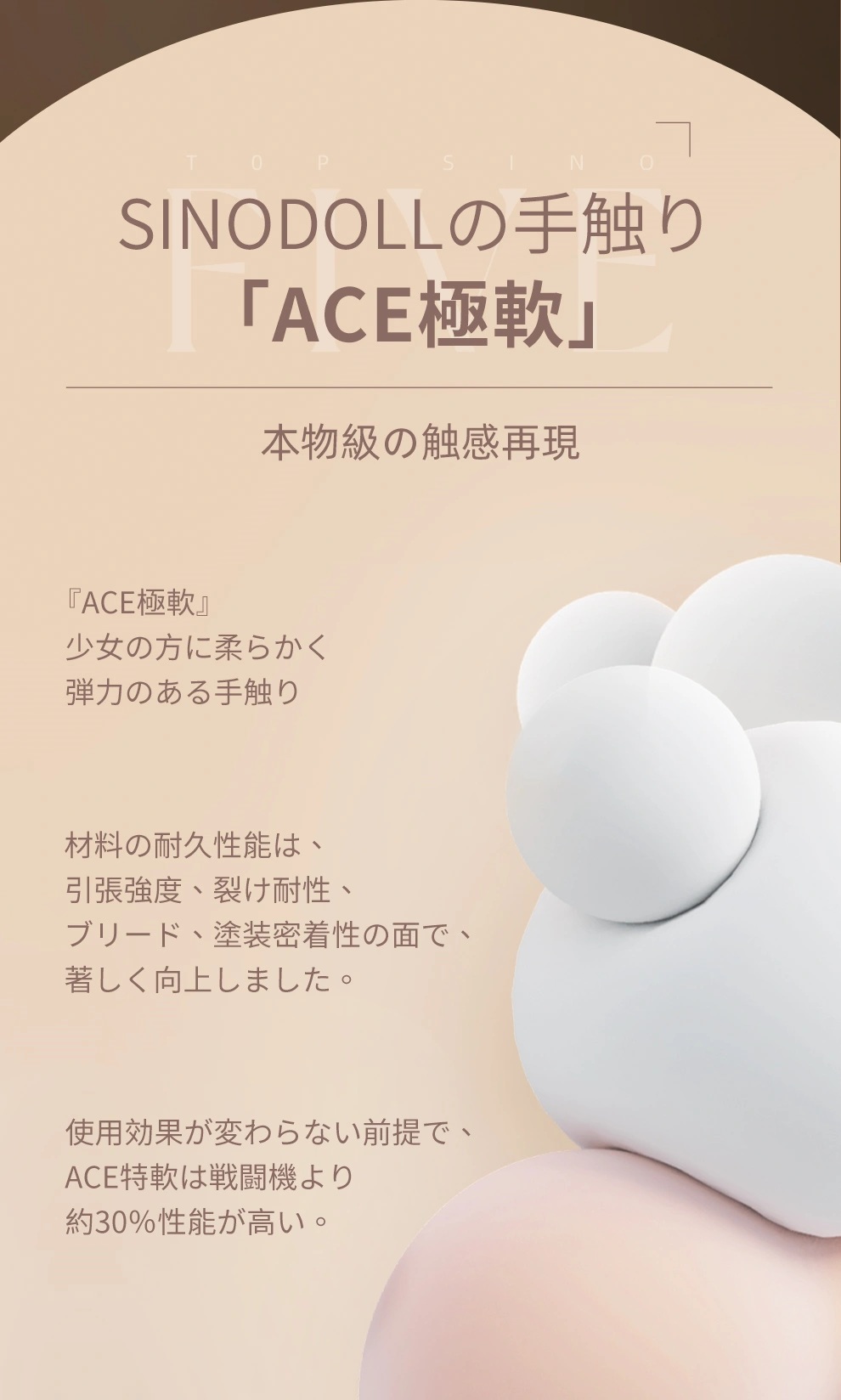 TOPSINO T1230 Eカップ T31Bヘッド TYPEグラビア 商品詳細 画像14