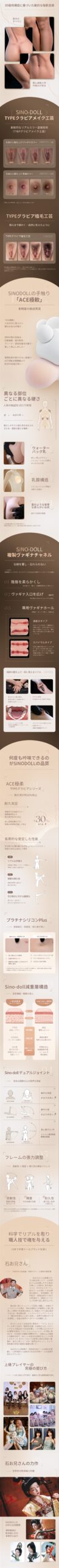 TOPSINO 96cm Hカップ トルソー T46ヘッド 商品詳細 画像5