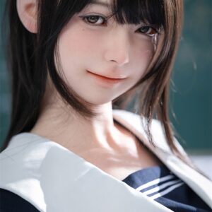 蛍火日記 最新作153cm Aカップ MAXリアル皮膚版 千島（qiandao）メイク④ 高級シリコン製 大人向け学園風コスプレドール 貧乳ダッチワイフ