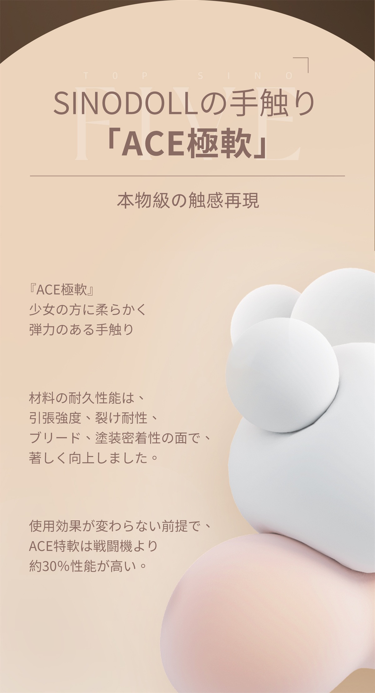 TOPSINO 165cm Eカップ T48ヘッド 商品詳細 画像26