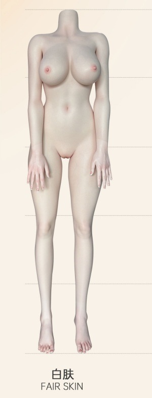 YFDOLL 166cm Fカップ 银杏（yinxing）ヘッド 肌の色 ホワイト