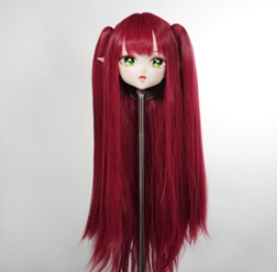 【シリコンヘッド】MW Girl(魔物姫) アニメドール 115cm ＃希希 シリコン/tpeボディ選択可能 原神シグウィン風美少女ダッチワイフ ウィッグ 造形ウィッグ＃5