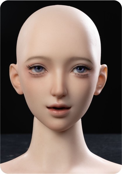 蛍火日記 164cm Iカップ メイク2ヘッド ヘッドタイプ 硬めシリコンヘッド（口開閉機能あり、フェラ可能、眉毛と睫毛植毛付き、口の深さは12cm、口の開けられる範囲は軟性シリコンヘッドより狭い）