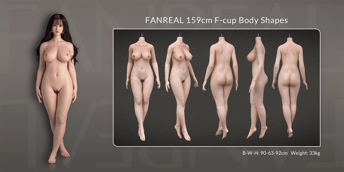 FANREAL 108cm Fカップ トルソー Mariaヘッド ヘッドとボディ一覧 画像9