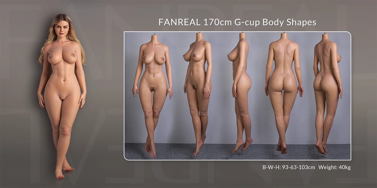 FANREAL 108cm Fカップ トルソー Mariaヘッド ヘッドとボディ一覧 画像16