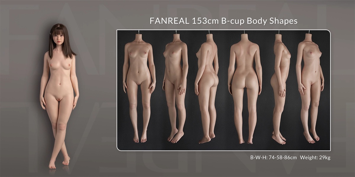 FANREAL 108cm Fカップ トルソー Mariaヘッド ヘッドとボディ一覧 画像5
