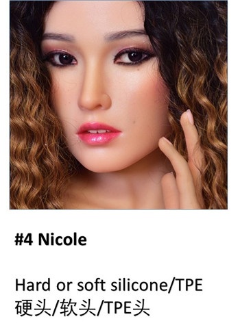 Jiusheng Doll 153cm Dカップ #115-B (moya)ヘッド ヘッド #4 Nicole(ROS口開閉機能選択不可)(145cm以上ボディ推薦)