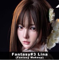 【リアルメイク】XTDOLL 幻想ガールフレンド 166cm Eカップ Nami(奈美)ヘッド 白い制服風衣装のリアルドール 癒し等身大彼女系人形 ヘッド #3Lina①(幻想メイク限定)