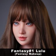 【リアルメイク】XTDOLL 幻想ガールフレンド 166cm Eカップ Nami(奈美)ヘッド 白い制服風衣装のリアルドール 癒し等身大彼女系人形 ヘッド #1Lulu②(幻想メイク限定)