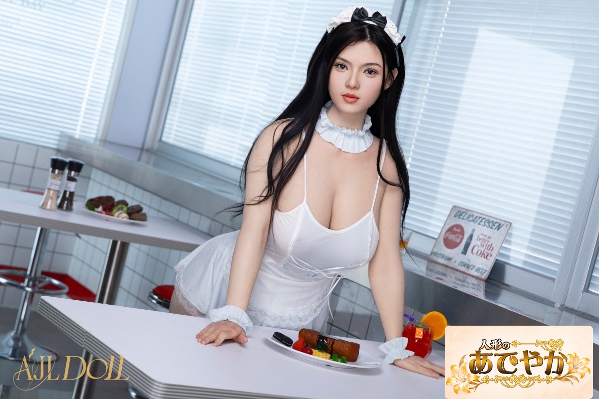 AJLDOLL 155cm Fカップ 佳米(Jia Mi)ヘッド 超軽量化ボディ 超擬真肌テクスチャー付き 白ワンピースと白ストッキング姿の巨乳ラブドール 商品詳細 画像2